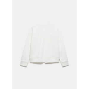 Mint Velvet White Asymmetric Hem Sweatshirt